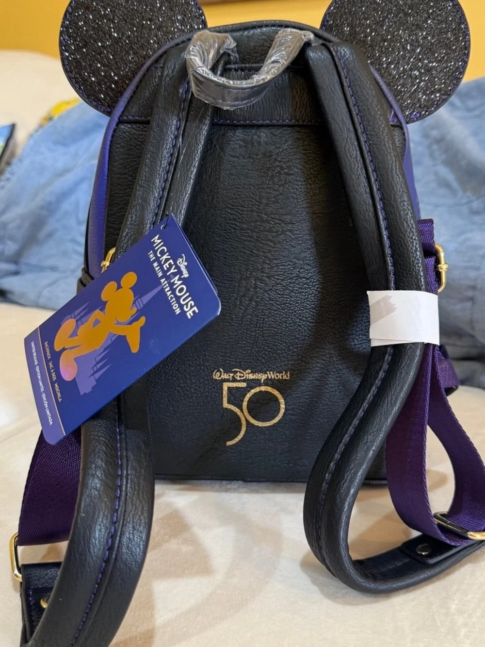 Mickey’s Main Attraction Castle Fireworks Loungefly Backpack